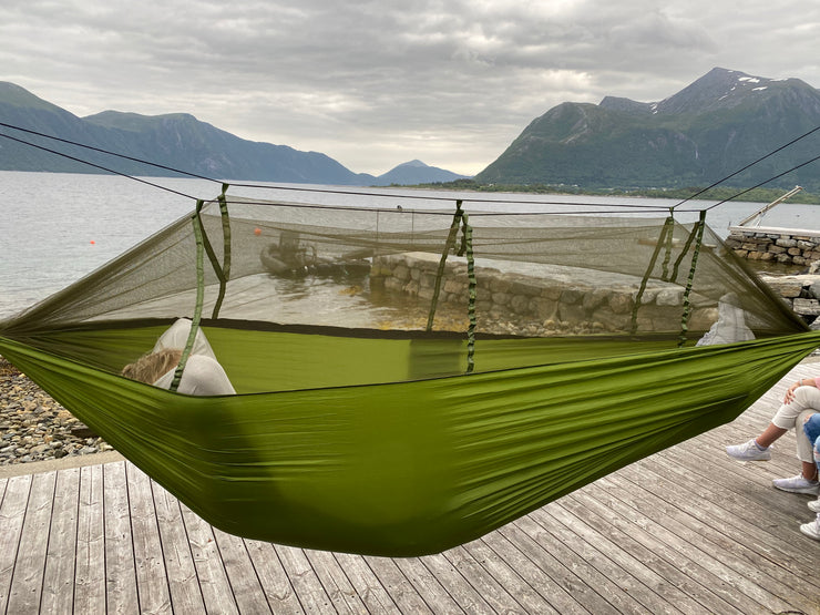 SportJet Dobbel Hengekøye med Myggnetting - Bestselger!